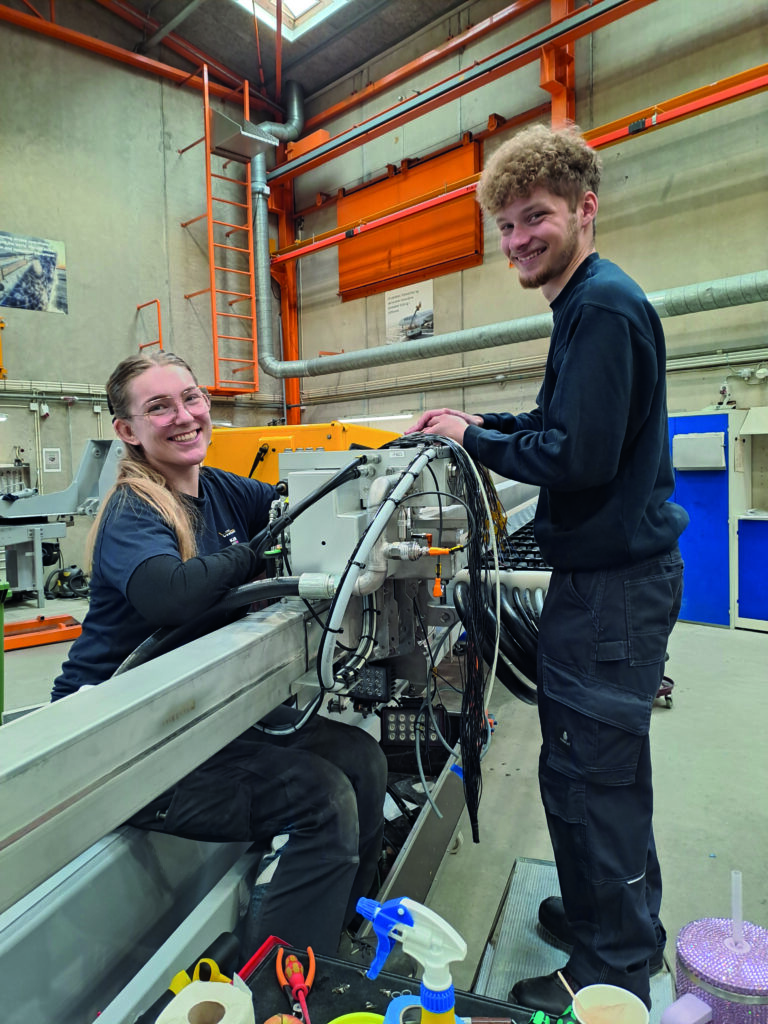 Vestergaard Company apprentices cooporating