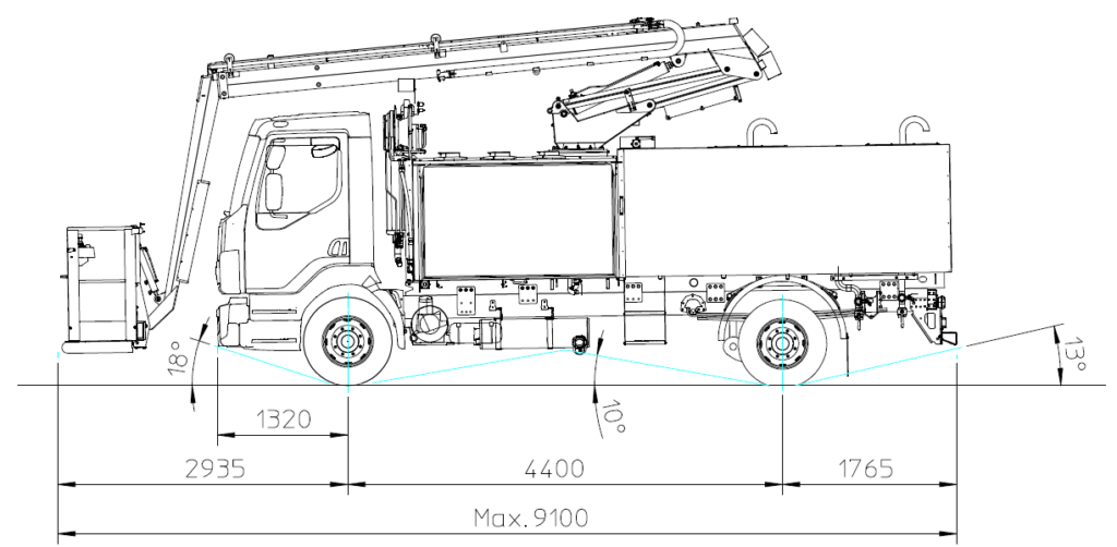 Elephant MY Lite deicer technical drawing