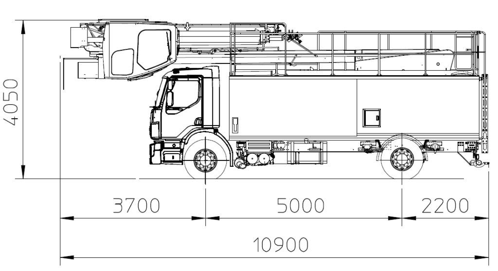 Elephant BETA Conventional technical drawing